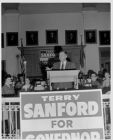 Terry Sanford at podium
